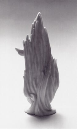 ÄOLSHARFE 1992, Steinguss (Marmor), Höhe 38 cm