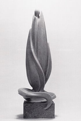 HOFFNUNG 1984, Steinguss, Höhe 48 cm