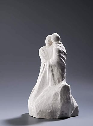 EINER TRAGE DES ANDEREN LAST (GAL 6.2), Bronze H 33 cm, 1997