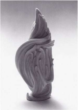 ÄOLSHARFE 1992, Steinguss (Marmor), Höhe 38 cm