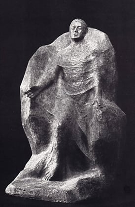 DER BLINDE 1979, Bronze, Höhe 62 cm