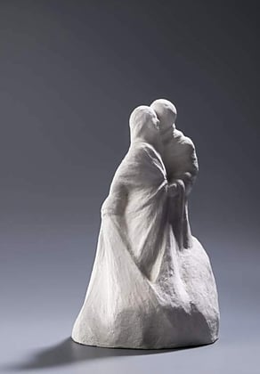 EINER TRAGE DES ANDEREN LAST (GAL 6.2), Bronze H 33 cm, 2011