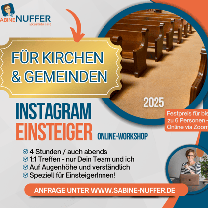 Instagram für Kirchen und Gemeinden