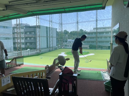 ２階打席からの風景
