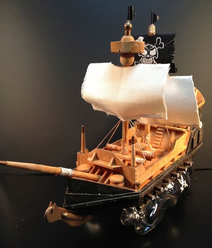 ペットボトル海賊船