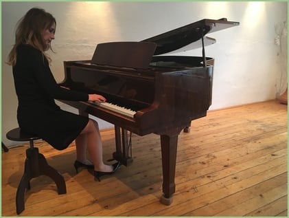Woman playing Piano