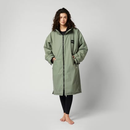 Mystic Poncho Explore Brave Green für Frauen