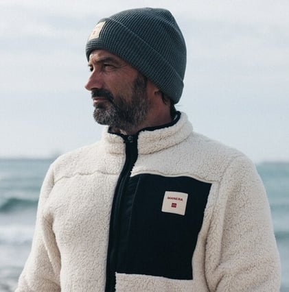 Manera Fleece Zipper Almond bei WindSucht