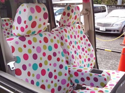 オーダーメイド カーシートカバー 製作事例 ホンダNBOX 横浜コットンハリウッド