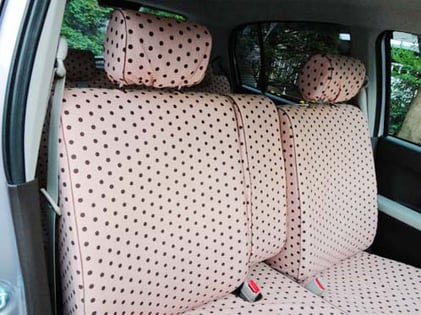 オーダーメイド カーシートカバー 製作事例 トヨタ・パッソ 横浜コットンハリウッド