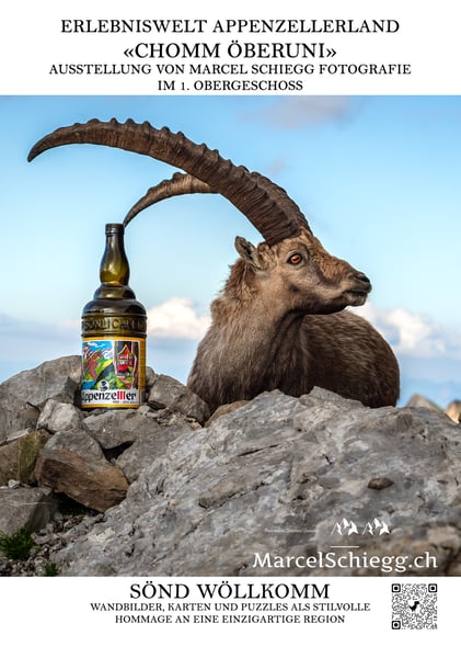 Marcel Schiegg, Drechslerei Ulmann, Ausstellung, Appenzell in der Hauptgasse