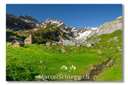 Marcel Schiegg, Fotografie, Geschenkidee, Meglisalp, Berggasthaus Meglisalp, Alpstein, Schweiz