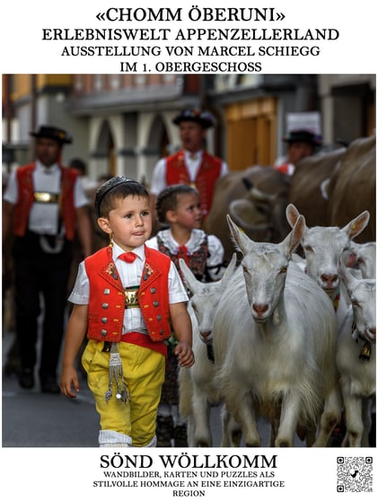 Marcel Schiegg, Drechslerei Ulmann, Ausstellung, Appenzell in der Hauptgasse