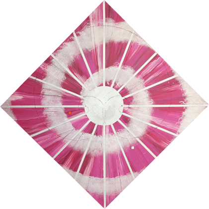 GROUNDING  8   644mm*644mm   S8   2022  acrylic on canvas, wood