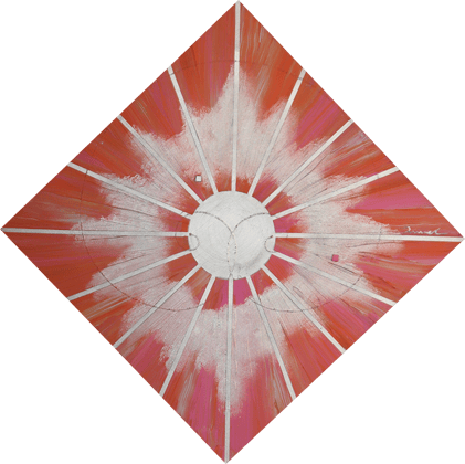 GROUNDING  6   644mm*644mm   S8   2022  acrylic on canvas, wood