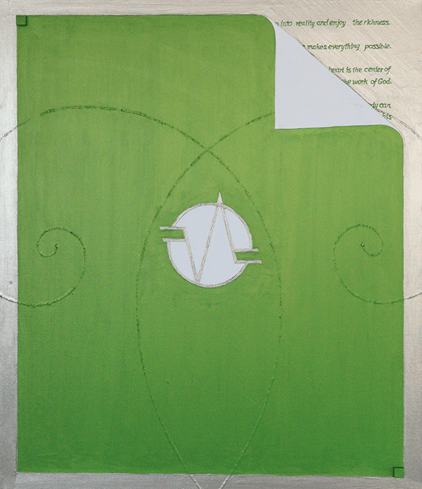 TOP SECRET ALCHEMY  2   455mm*530mm   F10   2023  acrylic on canvas, wood