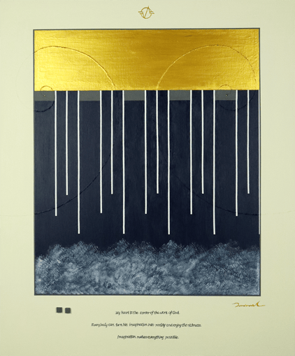 WATERFALL 1   606mm*727mm   F20   2021  acrylic on canvas, wood