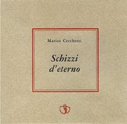 copertina con stampa tipografica in nero