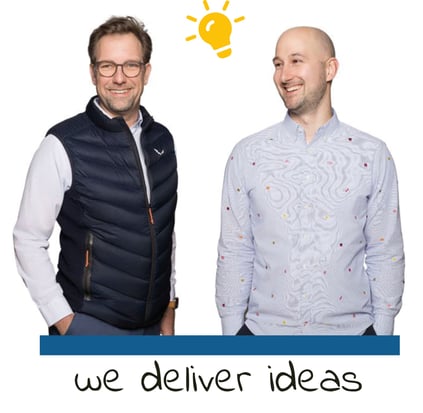 Ihr Top Werbemittel Lieferant Olaf Fischer und Björn Borchert 