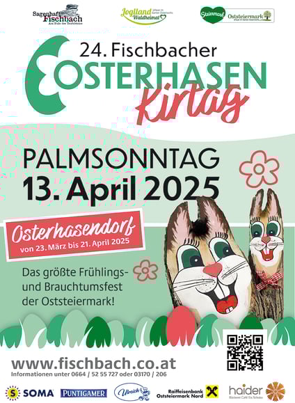 Plakat Osterhasenkirtag 2024