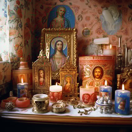 Die Kraft der Heiligenbilder im Hoodoo liegt in ihrer Fähigkeit,  unsere Seele zu berühren und uns mit göttlicher Kraft zu erfüllen.