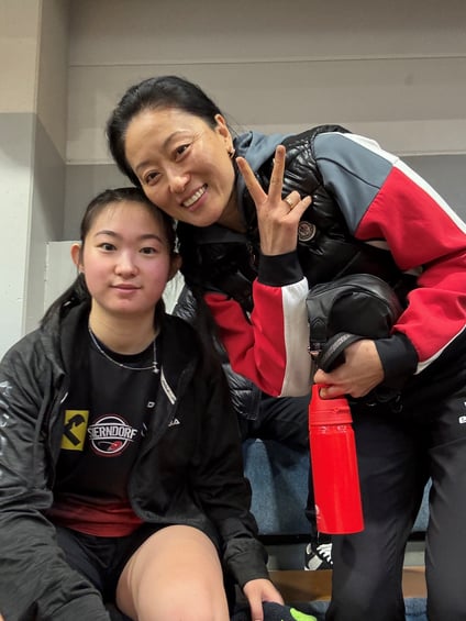 Fang Molei durfte mit Xue Shuqin über den dritten Platz jubeln.