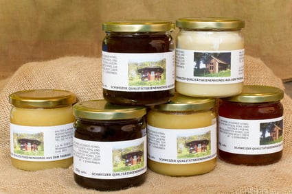 verschiedene Honig-Sorten