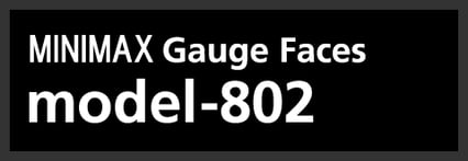 R56 Hatch/R55 CLUBMAN/R57 Convertible/R58 Coupe/R59 Roadster MINI専用メーター model-802 インテリアパーツ 内装