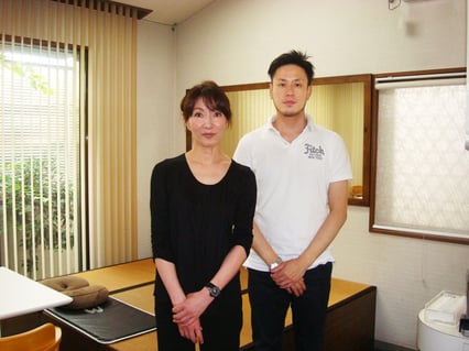 ※「まん福亭」着付け美容教室講師の吉田と代表です。