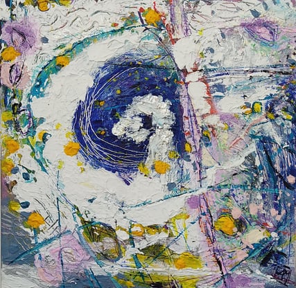 Elisabeth Augendre peintre en Ariège peinture originale acrylique abstrait