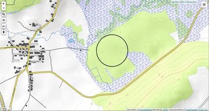 Lage der Renaturierungsmaßnahme