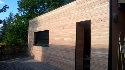 bardage bois , castor bois construction.