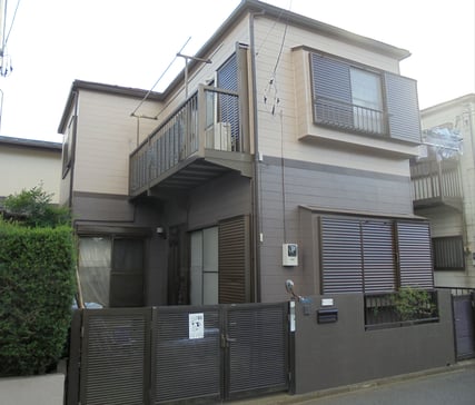 外壁塗装　付帯部補修塗装　バルコニー下部補修塗装　塗装リフォーム後　スリーエイトホーム　佐倉市　千葉