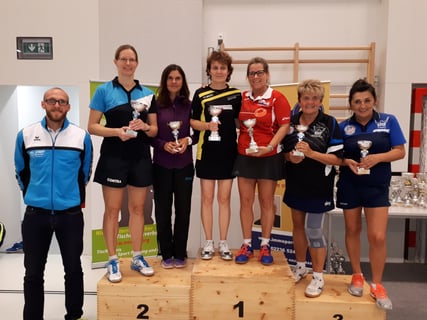 Martina Wilder und Andrea Botkova holten sich Silber bei den NÖ-Landesmeisterschaften im Doppel 35+ der Damen.