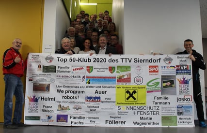 Gute alte Zeit. Den Top 50-Klub 2020 konnten wir bei unserem Tischtennis-Turnier präsentieren. Heuer sind kreative Lösungen gefragt.