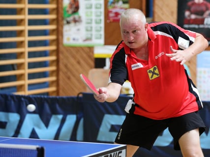 Tomi Janci führt Sierndorf gegen Baden und Gumpoldskirchen in die erste Doppelrunde. Foto: Österreichische Tischtennis Bundesliga / Franz Krestan 