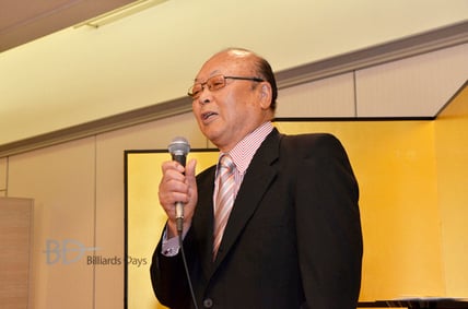 Hall of Fame表彰式で挨拶をする高平氏