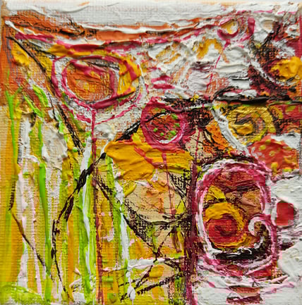 Elisabeth Augendre artiste peintre peinture acrylique originale abstrrait