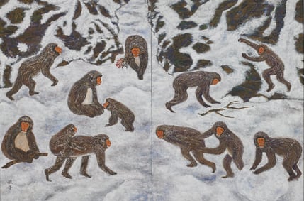 「群れ」　大林敏子　Ｆ１２０