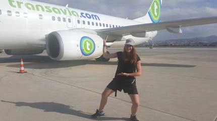 Claire en shuto avant de prendre l'avion pour L'Andalousie !