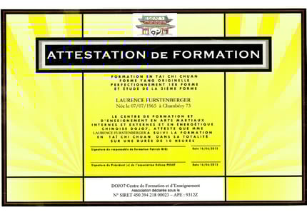 Diplôme de LAURENCE