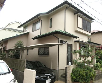 外壁塗装　エスケー化研　プレミアムシリコン　屋根塗装　　スリーエイトホーム　佐倉市リフォーム