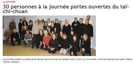 Porte ouverte du 30 Janvier 2013