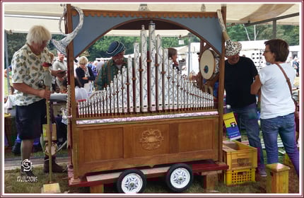 Keramikpfeifen-Drehorgel JacobsLadder