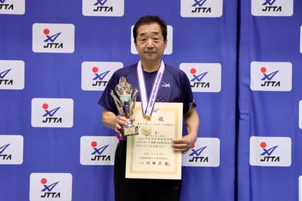 男子ハイシックスティ優勝　坂本憲一（ＣＯＬＯＲ）「©JTTA広報委員会」