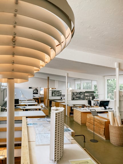 アルヴァ・アアルト スタジオ 製図室