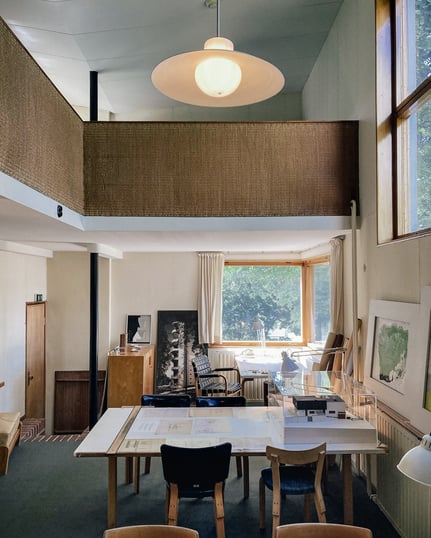 アルヴァ・アアルト自邸　スタジオ　アトリエ