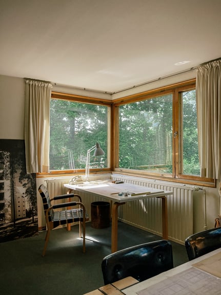 アルヴァ・アアルト自邸　スタジオ　アトリエ