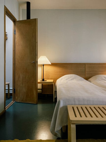 アルヴァ・アアルト自邸 寝室 ベッドルーム