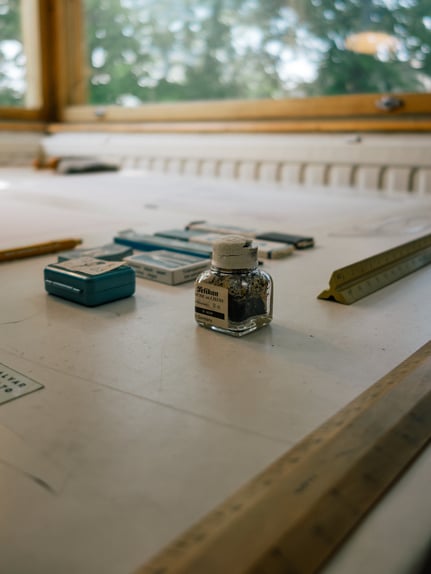 アルヴァ・アアルト自邸　スタジオ　アトリエ